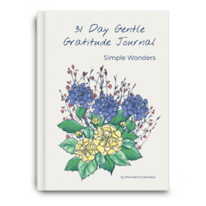 Image of the 31 Day Gentle gratitude Journal - Simple Wonders, created by Morwenna Sanders.