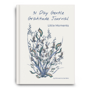 Image of the 31 Day Gentle gratitude Journal - Little Moments, created by Morwenna Sanders.